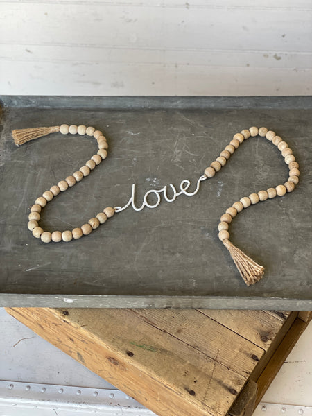 Beaded Garland - Love | 53" | CLOSEOUT!  From $0.50