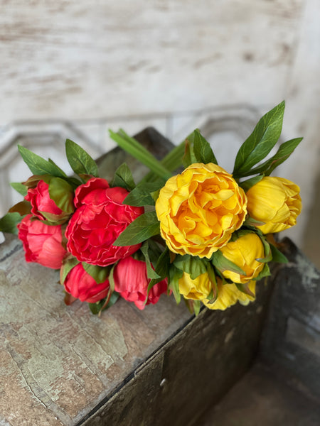 Peony Bundle | 11" | Red