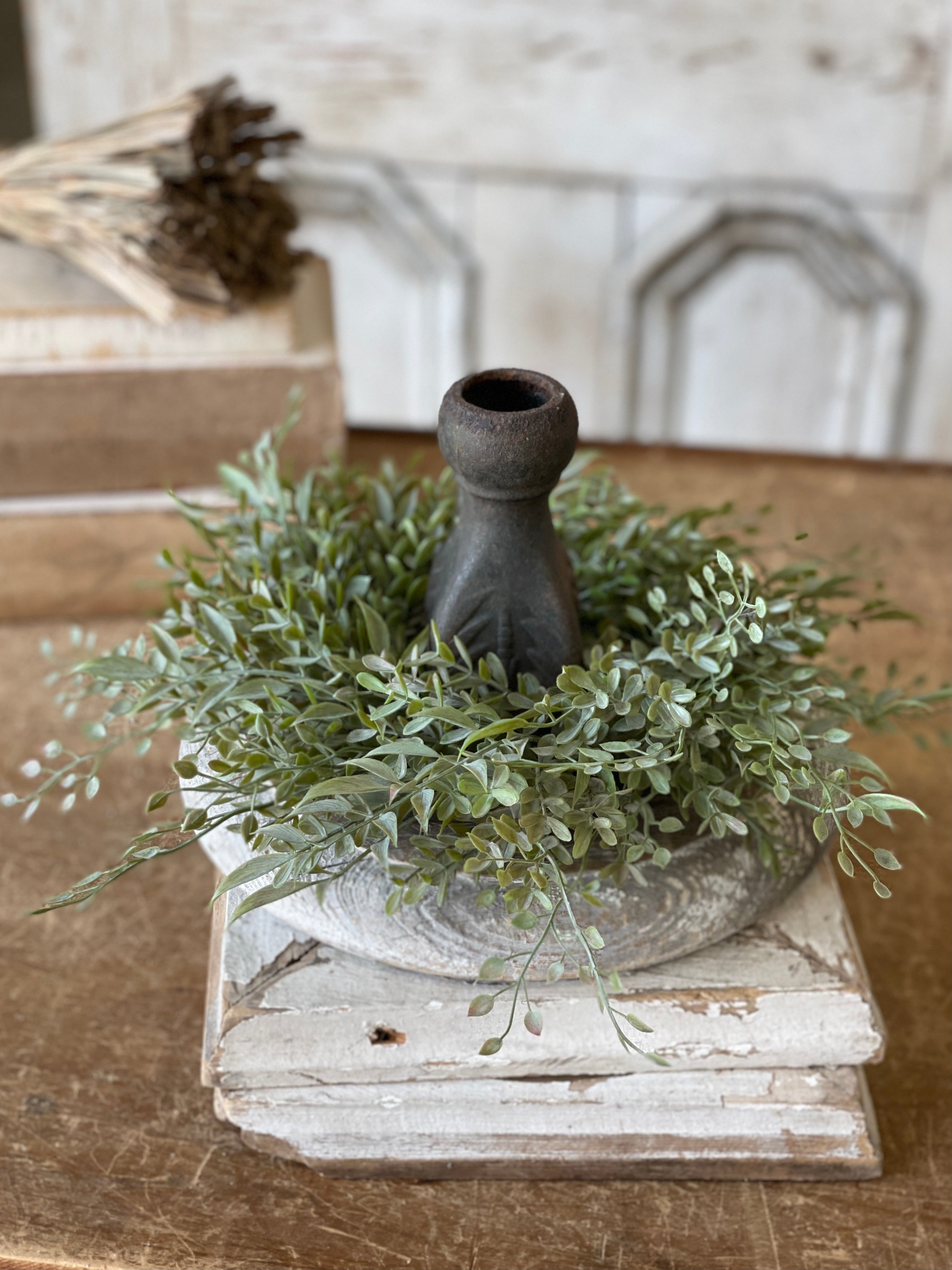 succulent candle rings Mixed Sage Candle Ring | 12" | NOT CURRENTLY IN STOCK - Returning Spri