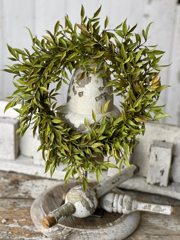 Smilax Candle Ring | Green | 12" | CASE PACK SPECIAL!  $2.95