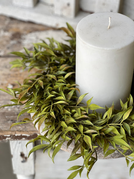 Smilax Candle Ring | Green | 12" | CASE PACK SPECIAL!  $2.95