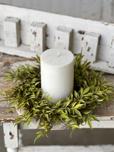Smilax Candle Ring | Green | 12" | CASE PACK SPECIAL!  $2.95