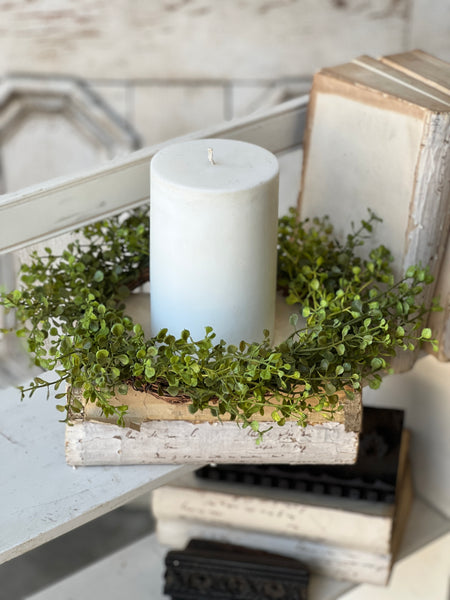 Baby's Grass Candle Ring | New Green | 12"