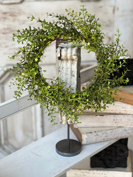 Baby's Grass Candle Ring | New Green | 12"