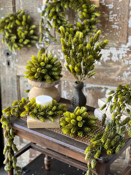 Hops Candle Ring | 9" | Green