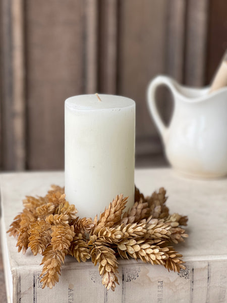 Hops Candle Ring | 8" | Beige | SOLD OUT