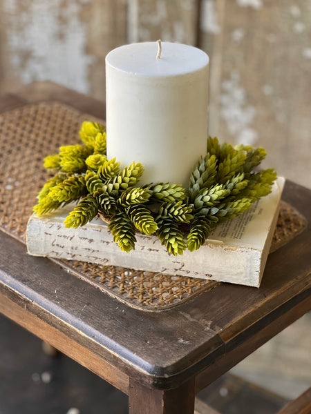 Hops Candle Ring | 9" | Green