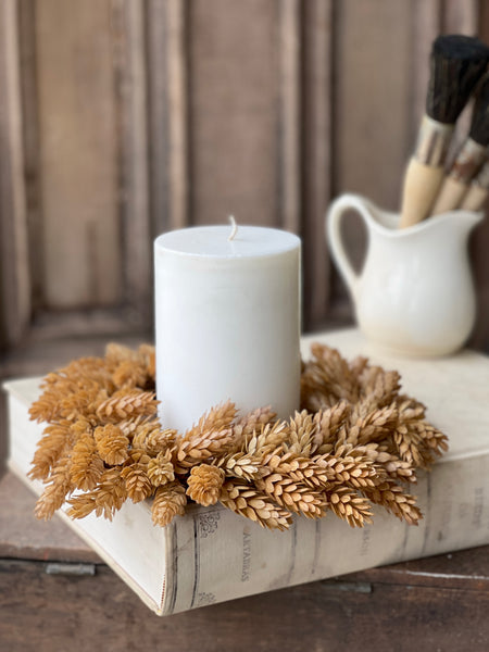 Hops Candle Ring | 11" | Beige | SOLD OUT