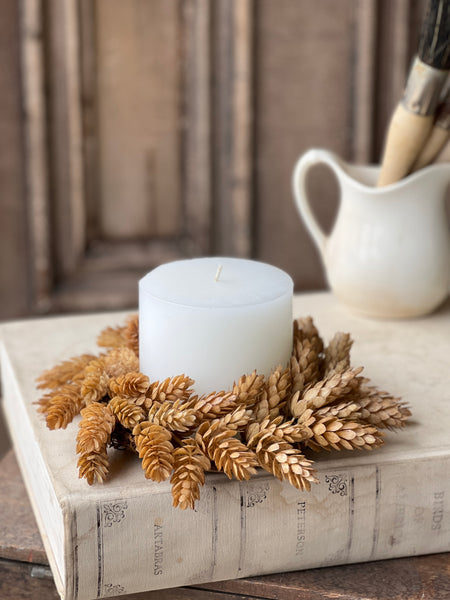 Hops Candle Ring | 9" | Beige | SOLD OUT