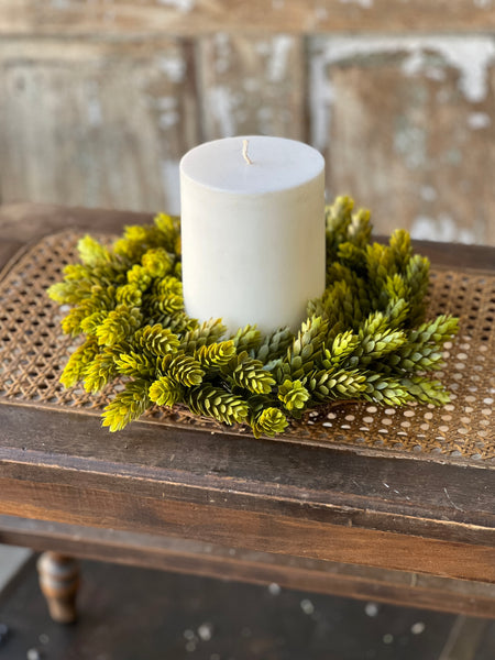 Hops Candle Ring | 11" | Green