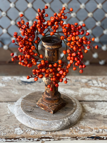 Cranberries Candle Ring | Orange | 10" | SOLD OUT