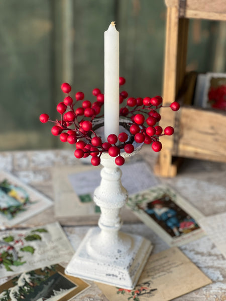 Matte Weatherproof Berry Candle Ring | 6" | SOLD OUT