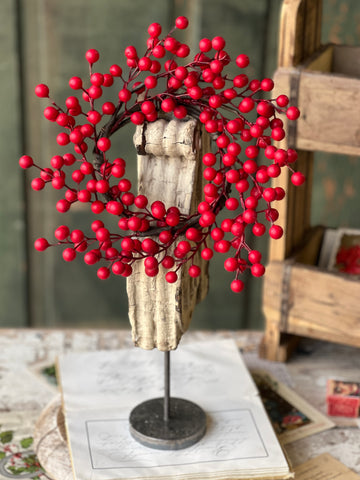 Matte Weatherproof Berry Candle Ring | 9" | SOLD OUT