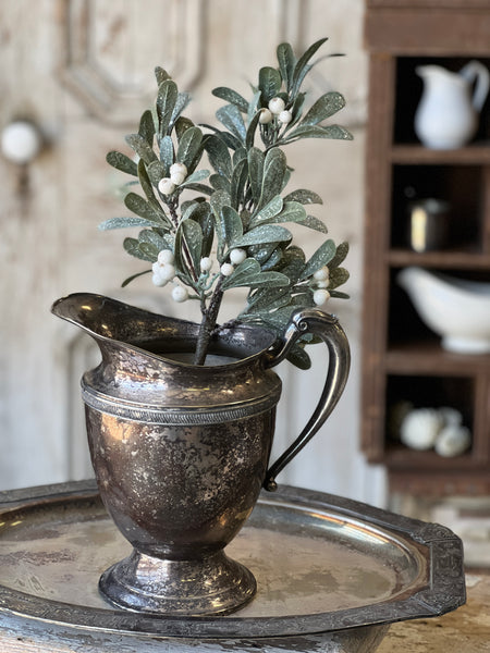 Ice Kissed Mistletoe Pick | 16" | SOLD OUT