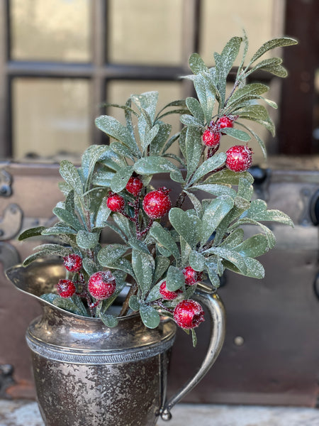 Crystalline Mistleberry Spray | 22" | SOLD OUT