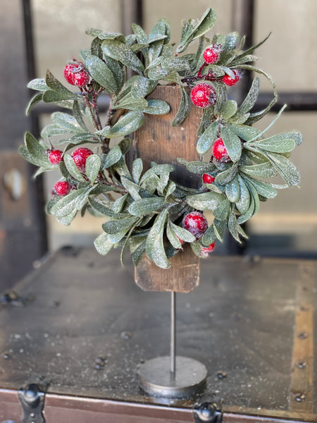 Crystalline Mistleberry Candle Ring | 10" | SOLD OUT