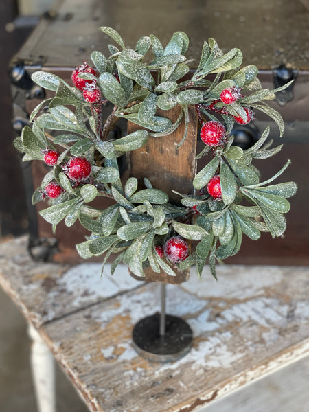 Crystalline Mistleberry Candle Ring | 10" | SOLD OUT