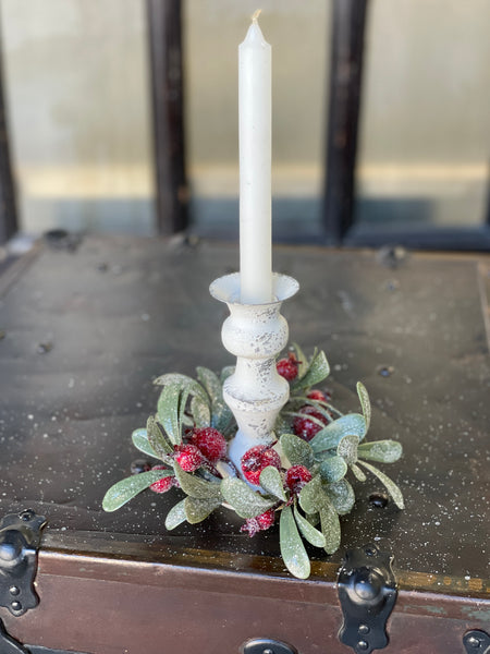 Crystalline Mistleberry Candle Ring | 6" | SOLD OUT