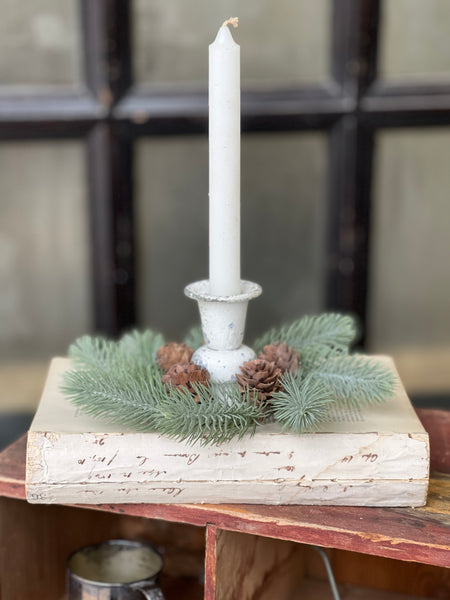Permafrost Spruce Candle Ring | 8" | SOLD OUT