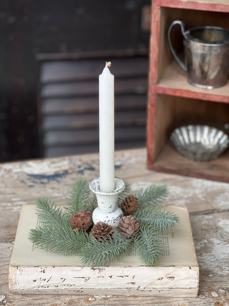 Permafrost Spruce Candle Ring | 8" | SOLD OUT