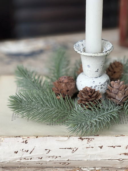 Permafrost Spruce Candle Ring | 8" | SOLD OUT