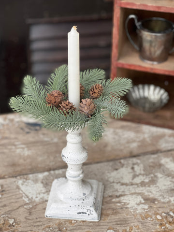 Permafrost Spruce Candle Ring | 8" | SOLD OUT