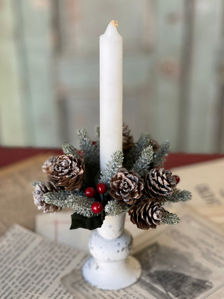 Icy Berries & Cone Candle Ring | 1" (inner) | SOLD OUT