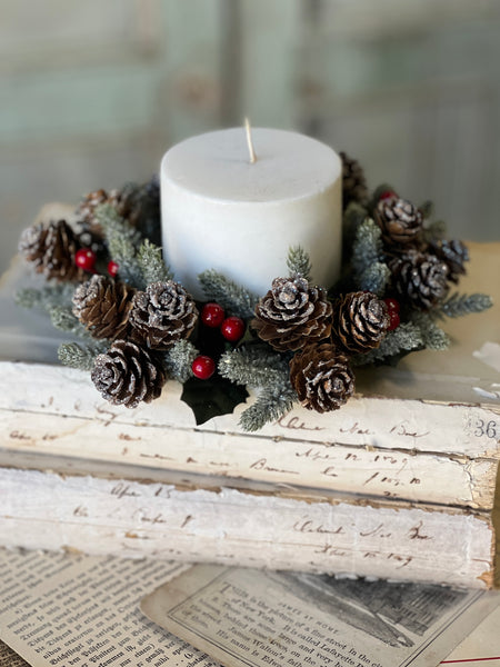 Icy Berries & Cone Candle Ring | 3" (inner) | SOLD OUT