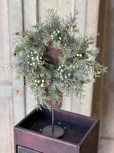 Siberian Cypress Candle Ring | 11" | Fresh | SOLD OUT