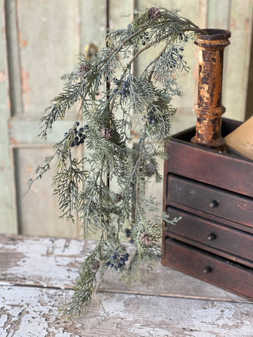 Siberian Cypress Hanging | 39" | Blue | CLEAN UP SPECIAL!  From $2.95 - Last 312pcs!