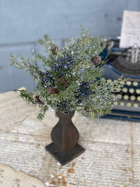 Wintry Mix Bush | 12" | Blue | SOLD OUT