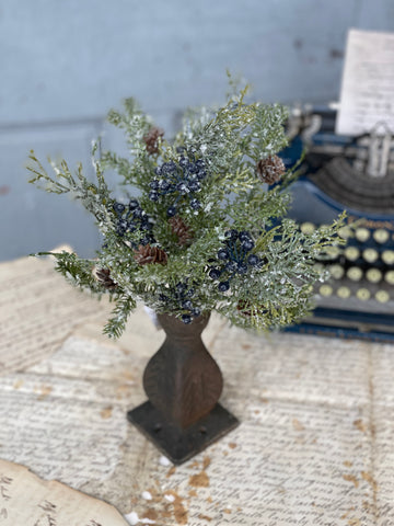 Wintry Mix Bush | 12" | Blue | SOLD OUT