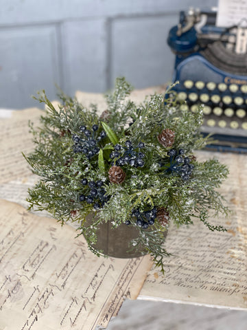 Wintry Mix Half Sphere | 12" | Blue | NEW CLOSEOUT + CLEAN UP!  From $3.50 - Last 96pcs!