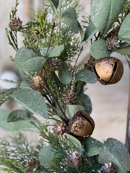 Gold Song Eucalyptus Wreath | 22" | SOLD OUT