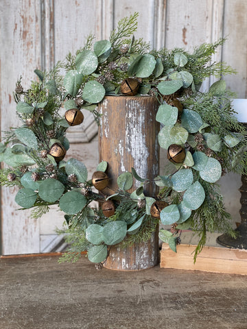 Gold Song Eucalyptus Wreath | 22" | SOLD OUT