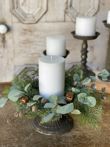 Gold Song Eucalyptus Candle Ring | 14" | SOLD OUT