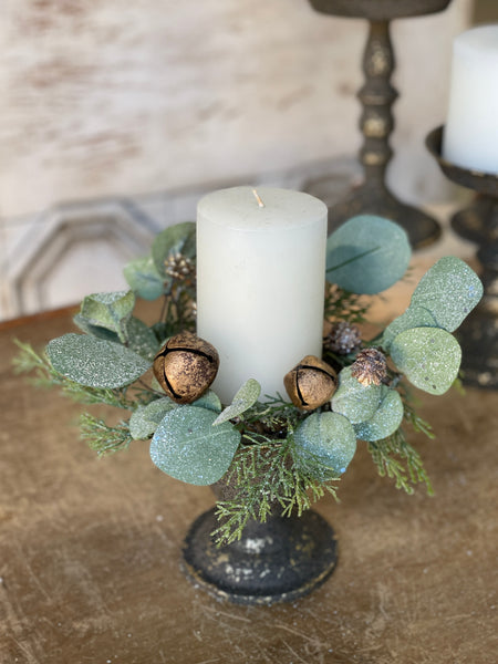 Gold Song Eucalyptus Candle Ring | 10" | SOLD OUT