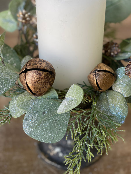 Gold Song Eucalyptus Candle Ring | 10" | SOLD OUT
