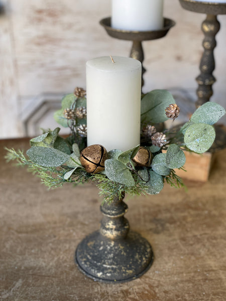Gold Song Eucalyptus Candle Ring | 10" | SOLD OUT