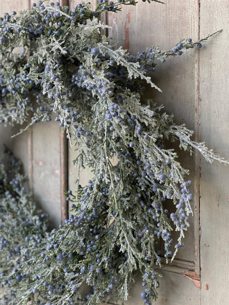 Icy Northwind Juniper Wreath | 22" | SOLD OUT