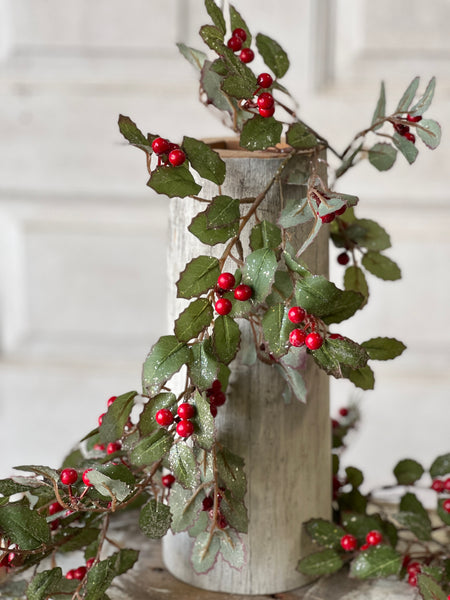 Holly Garland with Berry | 6' | CLEAN UP SPECIAL!  From $14.75 - Last 12pcs!