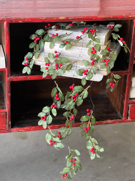 Holly Hanging w/ Berry | 40" | SOLD OUT