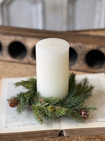 White Spruce Candle Ring | 8" | SOLD OUT