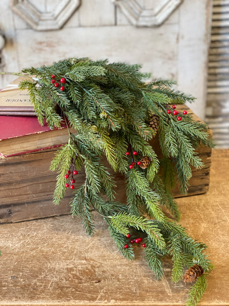 White Spruce w/ Berries Hanging | 34" | SOLD OUT