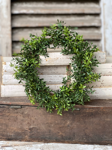 New England Boxwood Candle Ring | 12" | NOT CURRENTLY IN STOCK - ETA December