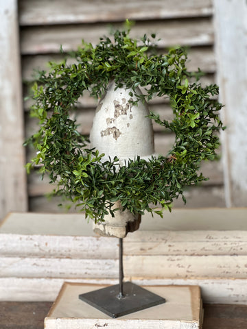 New England Boxwood Candle Ring | 12" | NOT CURRENTLY IN STOCK - ETA December