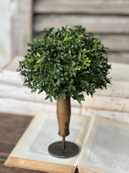 New England Boxwood Half Sphere | 8.5" | 25% OFF - DISCOUNT TAKEN IN OFFICE *