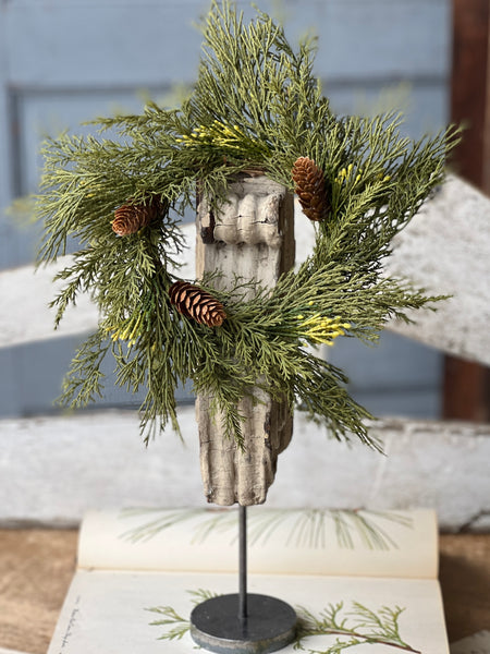 Alpine Cedar Candle Ring | 10" | SOLD OUT