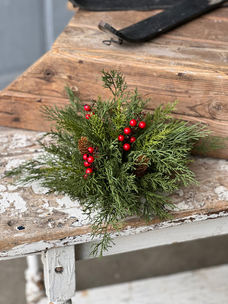 Alpine w/ Berries Half Sphere | 11" | SOLD OUT