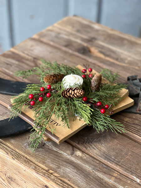 Alpine w/ Berries Candle Ring | 7" | SOLD OUT